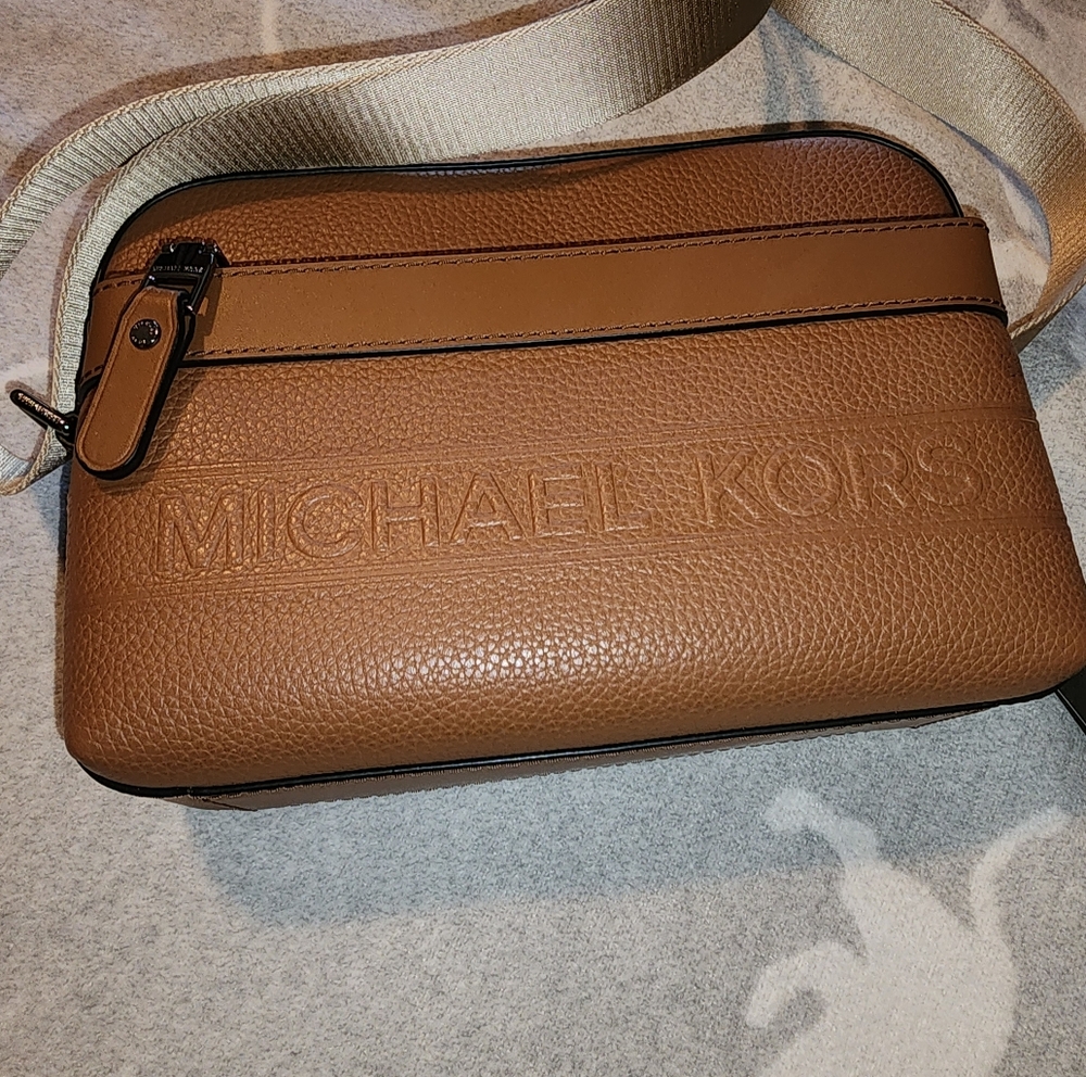 Michael Kors Tan Messenger Bag